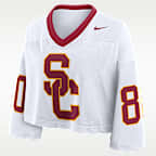 USC Logo Women's Nike Dri-FIT College Cropped Jersey