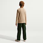 Playera de manga larga para niños grandes Nike Sportswear