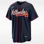 Ronald Acuña Jr. Atlanta Braves Men's Nike MLB Replica Jersey