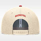 Ohio State Primetime Rise Men's Nike Dri-FIT College Trucker Adjustable Hat