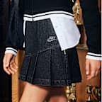 Nike Sportswear Falda vaquera plisada - Niña