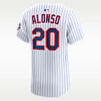 Pete Alonso New York Mets Men's Nike Dri-FIT ADV MLB Elite Jersey