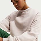 Nike Studio Fleece Medium Weight Women's Oversized Cropped Crew