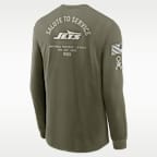 New York Jets Salute to Service Men's Nike NFL Long-Sleeve T-Shirt