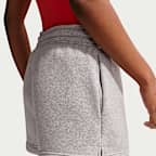 Shorts de tiro medio de 10 cm para mujer Nike Sportswear Phoenix Fleece