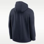Sudadera con gorro sin cierre de la NFL Nike para hombre Chicago Bears Club