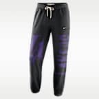 Pants de básquetbol de tejido Fleece Therma-FIT para hombre Los Angeles Lakers Standard Issue