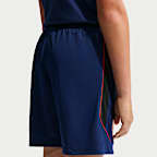 Shorts de fútbol de tejido Knit Nike Dri-FIT de Noruega Strike para niños talla grande