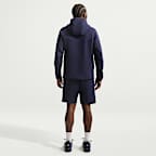 Sudadera con gorro de fútbol Nike de cierre completo para hombre FC Barcelona Tech Fleece Windrunner