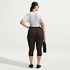 NikeSKIMS Performance Cotton Blend Cropped-Twist-Kurzarm-Oberteil mit V-Ausschnitt (Damen)
