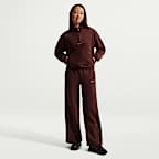 Nike Sportswear Studio Fleece Big Kids' (Girls') 1/4-Zip Sweatshirt
