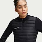 Nike Academy Winter Warrior Therma-FIT Drill-Fußballoberteil (Damen)