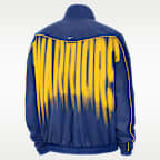 Golden State Warriors Nike Standard Issue Men's Woven Basketball Jacket