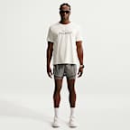 Ανδρική κοντομάνικη μπλούζα για τρέξιμο Dri-FIT UV Nike Miler Flash