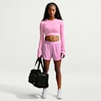 Playera de manga larga Dri-FIT cropped para mujer Nike Pro