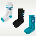 Nike Kids' Multisport Crew Socks (3 Pairs)