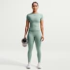 Nike Universa Leggings de longitud completa de talle alto sin costuras delanteras - Mujer