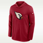Playera de manga larga Nike Dri-FIT de la NFL con gorro para hombre Arizona Cardinals Rivalries Collection Sideline
