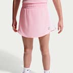 Skort Dri-FIT de tiro alto para niña talla grande Nike One