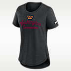 Playera Nike de la NFL para mujer Washington Commanders Script