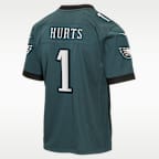 Jalen Hurts Philadelphia Eagles Big Kids' Nike NFL Game Jersey
