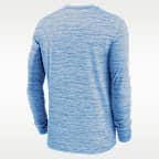 Playera de manga larga Nike Dri-FIT de la NFL para hombre Tennessee Titans Sideline Team Issue Velocity