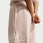 Nike Studio Fleece Medium Weight Women's Oversized Cuffed Logo Trousers