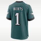 Jalen Hurts Philadelphia Eagles Men's Nike NFL Game Jersey