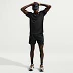Haut de running d'hiver à manches courtes Dri-FIT Nike Stride pour homme