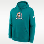 Sudadera con gorro sin cierre Nike de la NFL para hombre Miami Dolphins Rewind Club