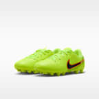 Nike Jr. Tiempo Legend 10 Academy Little/Big Kids' Hard-Ground Low-Top Soccer Cleats