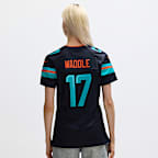 Jaylen Waddle Miami Dolphins Rivalries Collection Women’s Nike NFL Game Jersey