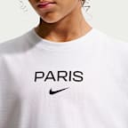 T-shirt piłkarski dla dużych dzieci Nike Paris Saint-Germain