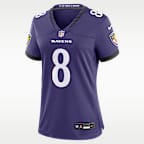 Lamar Jackson Baltimore Ravens Women's Nike NFL Game Jersey