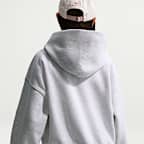 Nike Sportswear Studio Fleece oversized hoodie met rits over de hele lengte voor meisjes