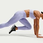 Nike Universa Women's High-Waisted 7/8 Leggings with No Front Seam