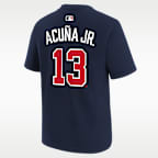 Ronald AcuÒa Jr. Atlanta Braves Big Kid's Nike MLB T-Shirt