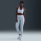 Damskie legginsy o pełnej długości z wysokim stanem bez przedniego szwu Nike Universa