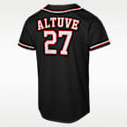 Jose Altuve Houston Astros Big Kids' Nike MLB Replica Fashion Jersey