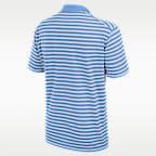 Polo universitario Nike Dri-FIT para hombre Tennessee Striped Primary Logo