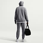 Sudadera con gorro de entrenador de básquetbol para hombre Villanova Wildcats Nike NCAA