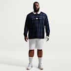 Långärmad pikétröja golf Nike Fairway Fresh Dri-FIT lös passform för män