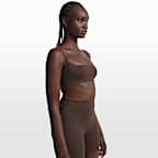 Bra micro de tirantes finos para mujer NikeSKIMS Matte