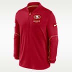 San Francisco 49ers Sideline Men's Nike Dri-FIT NFL 1/2-Zip Top