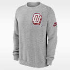 Oklahoma Legacy Men's Nike College Pullover Crew