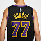 Los Angeles Lakers City Edition Nike Dri-FIT NBA Swingman-drakt til herre