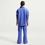 Pants de tiro alto de pierna amplia para mujer Nike Sportswear Phoenix Fleece