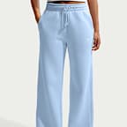 Pants de tiro alto de pierna amplia para mujer Nike Sportswear Phoenix Fleece