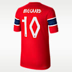 Martin ÿdegaard Norway National Team 2026 Match Home Big Kids' Nike Dri-FIT ADV Soccer Jersey