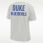 Playera universitaria Nike para hombre Duke Legacy Max90 Pocket 2-Hit
